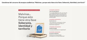Anuncian los ganadores del concurso de ensayos académicos “Malvinas… porque esto tiene otra llave. Soberanía, Identidad y Territorio”